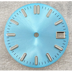 Esfera luminosa verde de 28.5mm para movimiento NH35, piezas de reloj sin calendario, accesorio de repuesto - Product Image 4