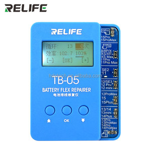 Relife TB-05 Câble flexible de réparation de batterie pour <span class=keywords><strong>iPhone</strong></span> 8G à 15 Pro Max Avertissement de batterie Windows Pops Up Outils de suppression - Product Image 2