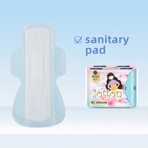 高品质一次性女士月经垫翼式卫生巾批发定制透气免费样品卫生巾 - Product Image 1