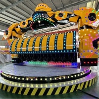 Emocionante Atracción Mecánica de Fibra de Vidrio con 16 Asientos, Robot Storm Ride Robocop, Atracción de Carnaval en Venta