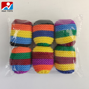 Set Hacky Sack per Bambini, Giocattolo Sportivo, Pallone da Calcio in Tessuto, Gioco per Bambini dai <span class=keywords><strong>3</strong></span> <span class=keywords><strong>Anni</strong></span> in Su - Product Image 5