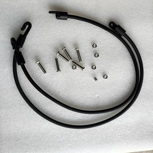 Juego de cuerdas elásticas con gancho de acero, cuerda elástica de goma, Kit de fijación de equipo para exteriores, accesorios para Kayak, canoa y barco - Product Image 1