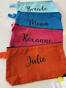 25*13*4,5 cm Bulk Mehrzweck kleine Make-up-Tasche für Geldbörse Tragbare Reiß verschluss Blank Kultur beutel Organizer DIY für Frauen - Product Image 5