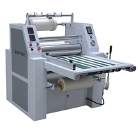 Plastifieuse à rouleau chauffant simple face QDFM-720A à vitesse rapide Machine semi-automatique à film en rouleau Bopp à chaud pour les tailles de papier A4 A3 A5 A6