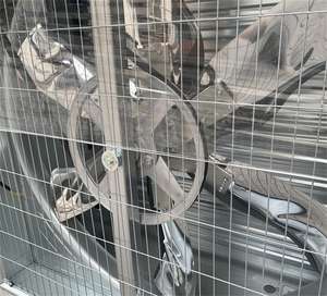 Lames en acier inoxydable, régulation de la température et de l'humidité pour l'élevage de volailles, ventilateurs électriques muraux pour serres - Product Image 5