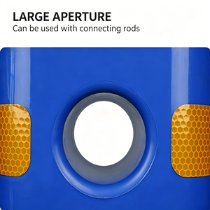 Barreras de Seguridad Móviles de Plástico PE Resistentes a Impactos, Personalizadas de Fábrica, para Aislamiento de Caballos en el Agua, para Construcción de Carreteras - Product Image 4