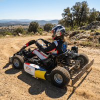 Vortkart Go Kart Todoterreno para Adultos, Karting para Carreras Fuera de Carretera, Alquiler para Clubes, Karting Comercial para Adultos 225CC