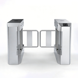 Tourniquet semi-hauteur en acier inoxydable 304, à débit rapide, pour contrôle d'accès piétonnier, type portillon à battant - Product Image 4