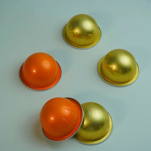 Super september 58*30mm 38ml <span class=keywords><strong>Orange</strong></span> Or Rouge Blanc Rose Bleu Clair Noir Capsule de Café Capsule de Café Réutilisable en Stock - Product Image 1