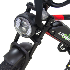 Elektro-Mountainbike mit Carbonstahlrahmen, Mittelmotor und Lithium-Akku, 500W Bürstenloser Motor, Carbonstahlrahmen - Product Image 5