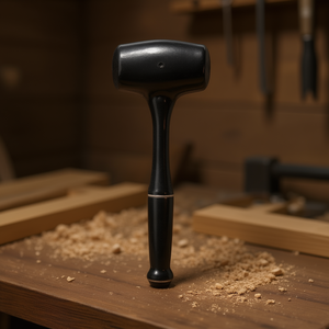 Ttake Monolithic Mallet <b>Hammer</b> 5089 Black Handle For Woodworking And Chiseling - Product Image 3