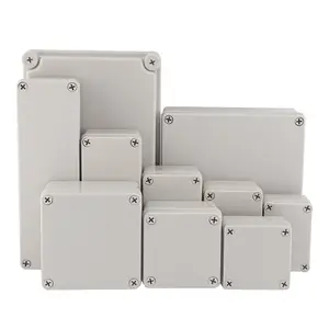 Caja de empalme de carcasa de plástico para monitoreo de cable de alimentación al aire libre, caja de distribución impermeable
