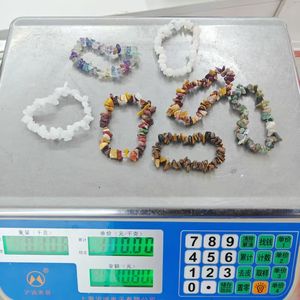 Bracelet en cristal naturel de quartz rose, œil de tigre, matériaux mixtes, <span class=keywords><strong>gravier</strong></span> de cristal, fluorite pour la décoration intérieure - Product Image 6