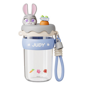 Bouteille d'eau en Tritan <span class=keywords><strong>Disney</strong></span> Zootopia Judy et Nick, élégante, résistante aux chutes, pour l'été, pour filles et enfants - Product Image 5