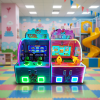 Console de jeu d'arcade à monnayeur de haute qualité, 32 pouces, pour deux joueurs, avec jeu de tir à jets d'eau et puzzle, prise en charge de l'anglais, personnalisable, garantie 1 an