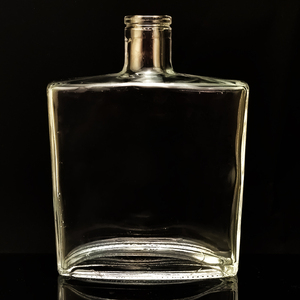 Chai Thủy Tinh Hình Chữ Nhật Hình Vuông Bán Buôn 500Ml 700Ml Rượu Whisky Cổ Decanter - Product Image 3