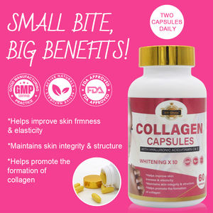 كبسولات الكولاجين ذات العلامات التجارية الخاصة، منتج تجميلي لتفتيح البشرة وإشراقها، أقراص مكملات الكولاجين لتبييض البشرة - Product Image 3