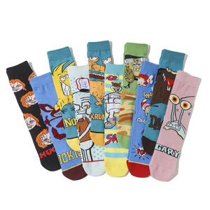 Calcetines de Algodón con Diseño de Superhéroes de Dibujos Animados para Hombre, Venta al por Mayor 2026, Logotipo Personalizado, Calcetines de Moda de Marvel, Calcetines Divertidos de Anime - Product Image 2