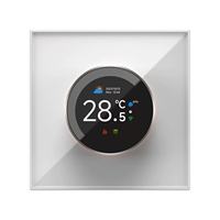 Thermostat intelligent avec affichage de la température, design à bouton rotatif, style moderne pour le contrôle de la température du chauffage au sol, chauffage au sol XPS