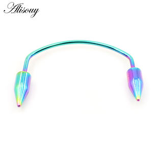 Venta al por mayor <span class=keywords><strong>de</strong></span> acero inoxidable parrillas dentales <span class=keywords><strong>tabique</strong></span> Piercing Tiger Tooth Nail C Rod Grillz labio Piercing Zomibe diente Decoración - Product Image 6