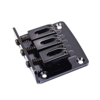 3 senar gitar Fix Bridge Tailpiece 50*42mm hitam/emas/Chrome