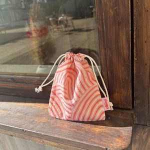 Promotional Custom Logo Printing Cotton <b>Drawstring</b> Gift Bag Cotton Jewelry Dust <b>Pouch</b> With Label - Product Image 3