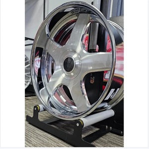 Jantes Concaves Profondes en Alliage Forgé Sur Mesure 2/3 Pièces à Capot Flottant Chromé Argent Brossé 20 21 22 23 <span class=keywords><strong>24</strong></span> 26 Pouces avec Volant - Product Image 5