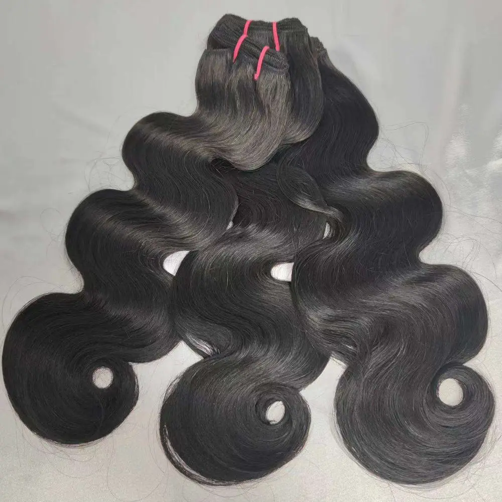 Top Quality Cheap Wholesale Long Virgin Hair 26 Inch Brazilian Super Double Drawn Body Wave Human Hair Bundles