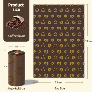 Bolsas para excremento de perro grandes, ecológicas, compostables y biodegradables, de almidón de maíz, para 2025 - Product Image 4