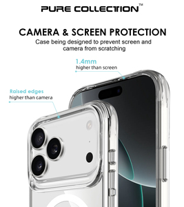 Cover Posteriore <span class=keywords><strong>Trasparente</strong></span> per iPhone 17 Pro Max, Ricarica Wireless Magnetica, <span class=keywords><strong>Custodia</strong></span> Leggera e <span class=keywords><strong>Trasparente</strong></span> per Cellulare <span class=keywords><strong>Apple</strong></span> 18 - Product Image 5