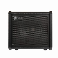 Amplificateur combo basse OEM 40W avec haut-parleur large bande 6,5 pouces, radiateur passif pour OTG, égaliseur 3 bandes, AUX, marque privée, en bois