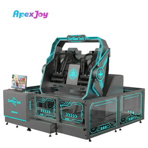 <span class=keywords><strong>Simulateur</strong></span> VR avec chaise rotative à 360°, machine <span class=keywords><strong>de</strong></span> jeu d'arcade VR, réalité virtuelle pour 2 joueurs, pour parc d'attractions commercial en intérieur - Product Image 1