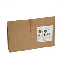 Boîtes rigides pliables en papier kraft recyclable et écologique, impression UV de qualité supérieure, emballage alimentaire personnalisé, café, en-cas, OEM/ODM