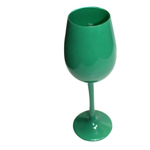LANGXU Custom Hand Blown Party Use Different Colored Drinking Shine <strong>Copper</strong> <strong>Wine</strong> <strong>Glass</strong> - Product Image 5