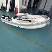Bateau semi-rigide en aluminium de 2,5 m pour 3 personnes, luxe pour divertissements en plein air, personnalisable en Chine