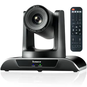 Tenveo máy ảnh hội nghị vhd Pro PTZ được xếp hạng hàng đầu máy ảnh hội nghị video zoom 10x PTZ camera phát trực tiếp