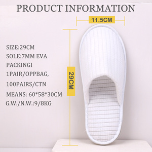 पांच सितारा होटलों के लिए वेवेट लक्जरी डिस्पोजेबल चप्पल होटल सुविधाएं - Product Image 3