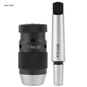 Werkzeug maschinen Selbst spannender Bohrfutter zapfen Passend für schlüssel losen Bohrfutter 1-16B18 mit MT3-B18 Bohrfutter dorn - Product Image 2
