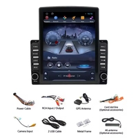 Radio para Auto Jiawell de 9.7 Pulgadas con Android, Compatible con Carplay y Android Auto, Mirror Link, WiFi y Bluetooth Integrados, Reproductor para Tablero con USB