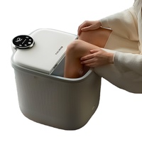 Masseur de pieds électrique professionnel moderne de luxe, bain de pieds chauffant, massage par pétrissage à l'air, contrôle de la minuterie, pédicure