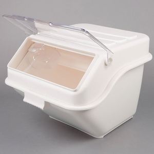 Kitchen Measure White Color Flour Rice 21gl 27gl Ingredient <b>Bins</b> Dispenser <b>Plastic</b> Food <b>Storage</b> Container Bucket - Product Image 5