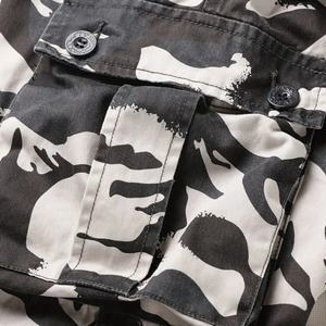 Nouveaux jeans de travail camouflage noir et blanc pour hommes, automne et hiver, coupe droite ample, pantalon à chevilles, vêtements de rue, vente en gros personnalisée - Product Image 5