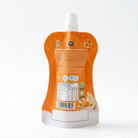 Pochette souple personnalisée avec bec verseur, qualité alimentaire, anti-fuite, pour purée de légumes et fruits, emballage pour aliments pour bébés
