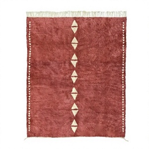 Customizable Factory Price <b>Moroccan</b> Style Hand Knotted Modern Wool Carpet Rug for Luxury Interiors and Homes Handmade in India - Product Image 1