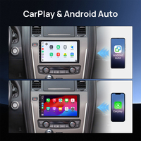 Autoradio universel 2 Din 9" 10" Android 15 avec radio FM, processeur 4 cœurs, Wi-Fi, Bluetooth, CarPlay et fonctions automobiles, écran de voiture pour toutes les voitures