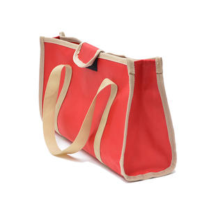 Sac à outils pliable d'extérieur, pochette de rangement portable rouge pour le camping et l'extérieur, sac à main pliable 43x20.5x11cm - Product Image 3