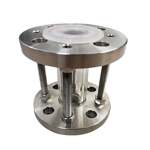 Brida tipo oblea de acero inoxidable 304 con revestimiento de flúor, mirilla de tubería para observación del flujo de agua - Product Image 4