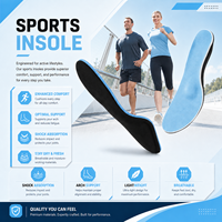 Semelles de sport très vendues, douces, respirantes, pour hommes, Soletta Sportiva, absorbant la transpiration, élastiques, amortissantes