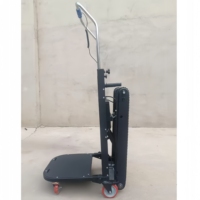 Carretilla Plegable Portátil de Acero para Subir Escaleras, Capacidad de 500 kg, Carretilla de Compras, Carretilla Plegable