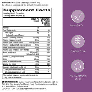 OEM ODM Multivitamin Gummy prenitamin dengan 50MG <span class=keywords><strong>DHA</strong></span> & asam folat suplemen kesehatan untuk dewasa untuk mendukung ibu untuk ibu hamil - Product Image 6